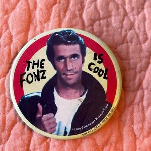 The Fonz is cool button